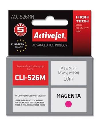 ActiveJet inkoust Canon CLI-526M, 10 ml, new ACC-526M