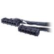 APC Data Distribution Cable, CAT6 UTP CMR 6XRJ-45 Black, 17FT (5,1M)