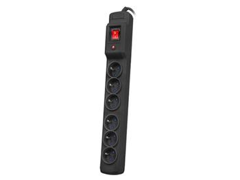 ARMAC SURGE PROTECTOR MULTI M6 3M 6X FRENCH OUTLETS BLACK