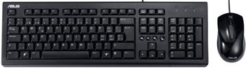ASUS U2000 set klávesnice + myš, drátová, černá