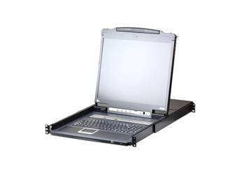 ATEN CL5716IM 16-Port PS/2-USB VGA 17" LCD KVM over IP Switch with Daisy-Chain Port and USB Peripheral Support