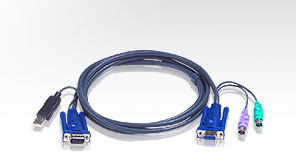 ATEN integrovaný kabel 2L-5503UP pro KVM USB 3m pro CS9138