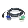 ATEN integrovaný kabel KVM USB 2L-5201U 1.2 M