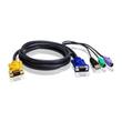 ATEN integrovaný kabel pro KVM USB/PS2 3in1 SPHD 3m