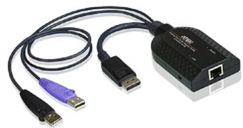 ATEN USB DisplayPort Virtual Media KVM Adapter with Smart Card Support
