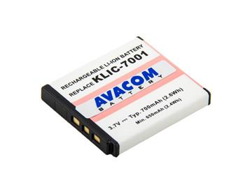 AVACOM Náhradní baterie Kodak KLIC-7001 Li-Ion 3.7V 700mAh 2.6Wh