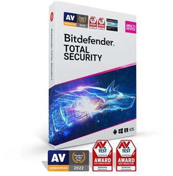 Bitdefender Total Security 5 zařízení na 3 roky