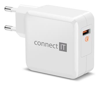 CONNECT IT QUICK CHARGE 3.0 nabíjecí adaptér 1x US