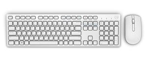 Dell Bezdrátová klávesnice a myš značky Dell – KM636 - americký mezinárodní (QWERTY) - bílá