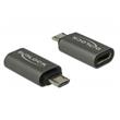 Delock Adaptér USB 2.0 Micro-B samec na USB Type-C™ 2.0 samice antracit