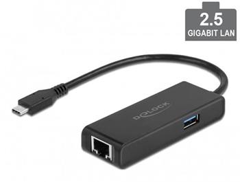 Delock Adaptér USB Type-C™ na 2,5 Gigabit LAN s USB Typ-A samice