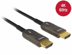 Delock Aktivní optický kabel HDMI-A samec > HDMI-A samec 4K 60 Hz 100 m