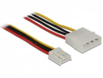 Delock Cable Power 4 pin male > 4 pin floppy female 60 cm