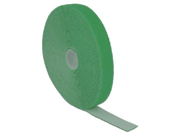 Delock Hook-and-loop fasteners L 10 m x W 20 mm roll green