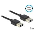 Delock Kabel EASY-USB 2.0-A samec > samec 5 m