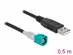 Delock Kabel HSD Z samec na USB 2.0 Typu-A samice 0,5 m