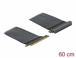 Delock Karta PCI Express Riser x16 na x16, s ohebným kabelem délky 60 cm
