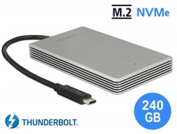 Delock Thunderbolt™ 3 Externí Portable 240 GB SSD M.2 PCIe NVMe