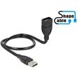 Delock USB 2.0 kabel samec > A samice ShapeCable 0,5 m