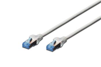 Digitus CAT 5e F-UTP patch cable, PVC AWG 26/7, length 10 m, color grey
