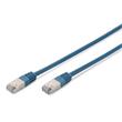 Digitus CAT 5e SF-UTP patch cable, Cu, PVC AWG 26/7, length 5 m, color blue