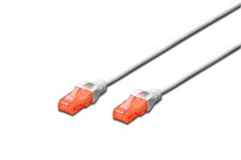 Digitus CAT 6 S-FTP patch cable, Cu, LSZH AWG 27/7, length 1 m, color white