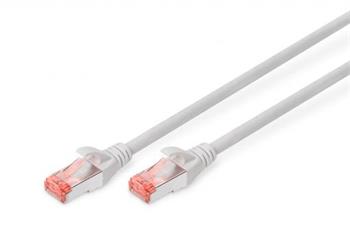 DIGITUS CAT 6 S-FTP patch cord, Cu, LSZH AWG 27/7, length 2,5 m, color grey