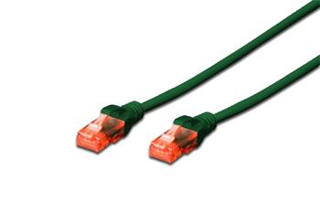 Digitus CAT 6 U-UTP patch cable, Cu, LSZH AWG 26/7, length 10 m, color green