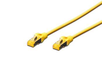 Digitus CAT 6A S-FTP patch cable, Cu, LSZH AWG 26/7, length 0.25 m, color yellow