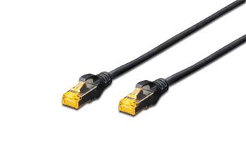 Digitus CAT 6A S-FTP patch cable, Cu, LSZH AWG 26/7, length 2 m, color black