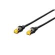 Digitus CAT 6A S-FTP patch cable, Cu, LSZH AWG 26/7, length 2 m, color black