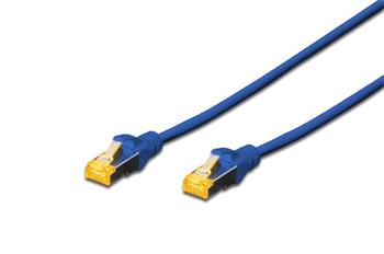 Digitus CAT 6A S-FTP patch cable, Cu, LSZH AWG 26/7, length 3 m, color blue