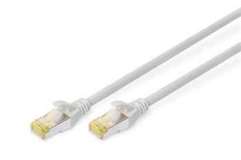 Digitus CAT 6A S-FTP patch cable, Cu, LSZH AWG 26/7, length 4 m, color grey