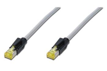 Digitus CAT 6A S-FTP patch cable, DRAKA UC 900 SS FRNC Cat 7,TM31, length 0.5 M, LSOH, AWG 27/7