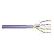 Digitus Instalační kabel CAT 6 F-UTP, 250 MHz, AWG 23/1 Dca (LSZH-1), 305 m, buben, simplex, fialová