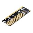 Digitus M.2 NVMe SSD PCIexpress Add-On karta x16 podporuje M Key, velikost 80,60,42 a 30 mm
