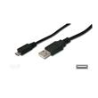 Digitus USB 2.0 kabel USB A samec na USB micro B samec, 2x stíněný, Měď, 1,8m
