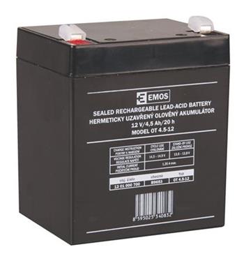 Emos baterie SLA 12V / 4.5 Ah, Faston 4.8 (187)