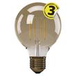 Emos LED žárovka Globe G95, 4W/34W E27, WW+ teplá bílá+, 380 lm, Vintage, E