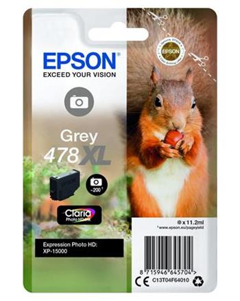 EPSON cartridge T04F6 grey (veverka)