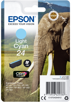EPSON cartridge T2425 light cyan (slon)