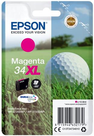 EPSON cartridge T3473 magenta (golfový míček) XL