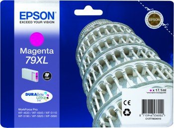 EPSON cartridge T7903 magenta (šikmá věž) XL