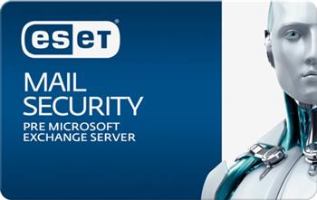 ESET Mail Security for Exchange 50 - 99 mbx + 1 ročný update