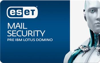 ESET Mail Security pre IBM Lotus Domino 5 - 10 mbx - predĺženie o 1 rok