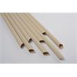 EURO STRAWS - Přírodní bambusové brčko Bobba 12x230mm, 100ks