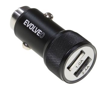EVOLVEO MX240, 2x USB nabíječka do auta , 3.4A