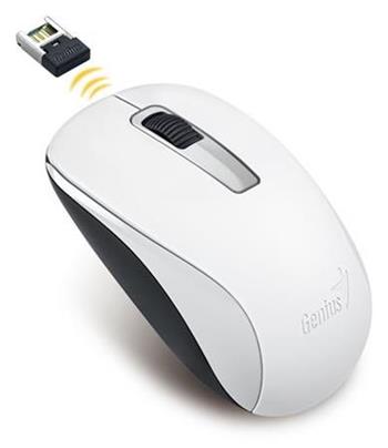 GENIUS Wireless myš NX-7005, USB, bílá, 1200dpi, B