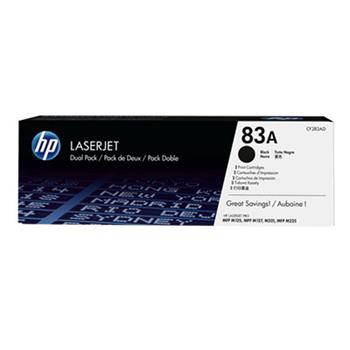 HP toner 83A/Black/2x1500 stran/2-pack