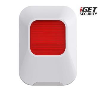 iGET SECURITY EP24 - Bezdrátová vnitřní siréna pro alarm iGET SECURITY M5, dosah 1km